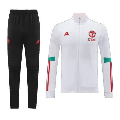 Manchester United Tracksuit 2023/24 White - gogoalshop