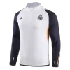 Real Madrid 1/4 Zip Tracksuit 2023/24 White - gogoalshop