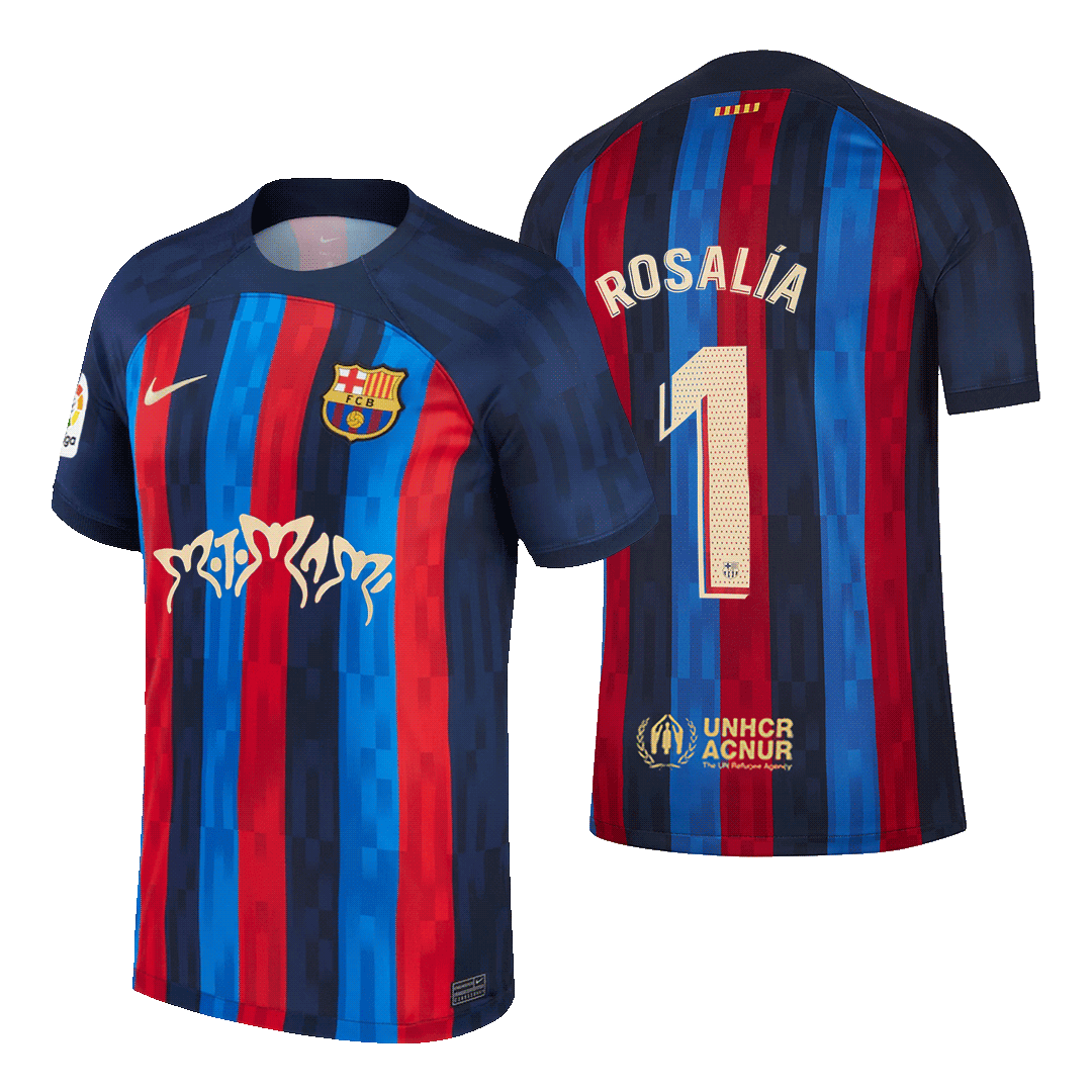 ROSALÍA 1 Barcelona Jersey 202223 | Gogoalshop