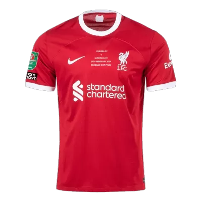 Liverpool Home Carabao Cup Final Soccer Jersey 2023/24 - gogoalshop