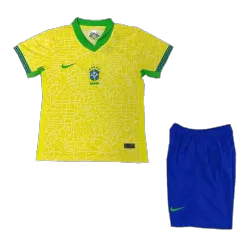 Brazil Home Kids Soccer Jerseys Kit 2022