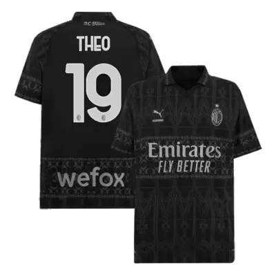 THEO #19 AC Milan X Pleasures Fourth Away Soccer Jersey 2023/24 - gogoalshop