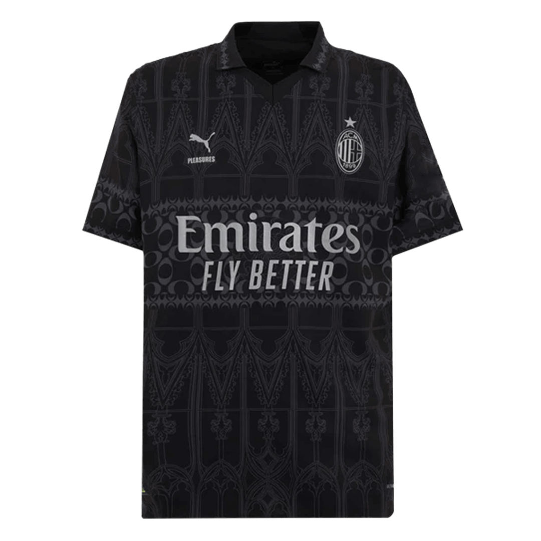 AC Milan X Pleasures Fourth Away Authentic Soccer Jersey 2023/24 ...