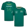 Fernando Alonso #14 Aston Martin Cognizant F1 Racing Team Shirt 2024 - gogoalshop