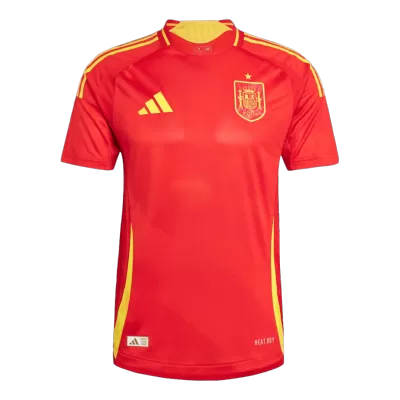 Spain Home Authentic Soccer Jersey EURO 2024 - gogoalshop