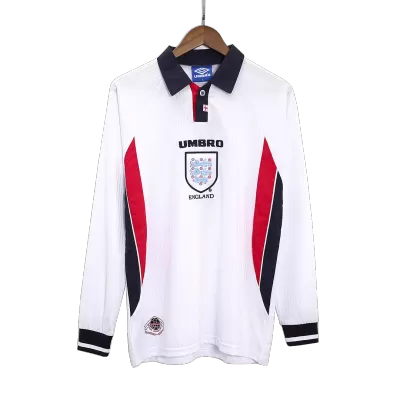 Vintage Soccer Jersey England Home Long Sleeve 1998 - gogoalshop