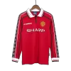 Vintage Soccer Jersey Manchester United Home Long Sleeve 1998/99 - gogoalshop