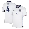 RICE #4 England Home Soccer Jersey EURO 2024 - gogoalshop