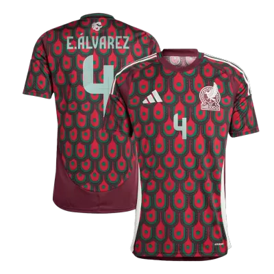 E.ÁLVAREZ #4 Mexico Home Soccer Jersey Copa America 2024 - gogoalshop