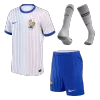 France Away Soccer Jersey Kit(Jersey+Shorts+Socks) Euro 2024 - gogoalshop