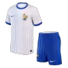 France Away Soccer Jersey Kit(Jersey+Shorts) Euro 2024 - gogoalshop