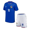 MBAPPE #10 France Home Kids Soccer Jerseys Kit EURO 2024 - gogoalshop