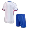 France Away Soccer Jersey Kit(Jersey+Shorts) Euro 2024 - gogoalshop