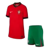 Portugal Home Kids Soccer Jerseys Kit EURO 2024 - gogoalshop