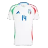 CHIESA #14 Italy Away Soccer Jersey EURO 2024 - gogoalshop