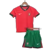 Portugal Home Kids Soccer Jerseys Full Kit EURO 2024 - gogoalshop