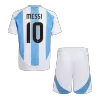 MESSI #10 Argentina Home Kids Soccer Jerseys Kit 2024 - gogoalshop