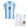 MESSI #10 Argentina Home Kids Soccer Jerseys Kit 2024 - gogoalshop