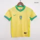 Brazil Home Kids Soccer Jerseys Full Kit Copa America 2024 - gogoalshop