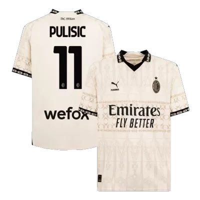 PULISIC #11 AC Milan X Pleasures Fourth Away Soccer Jersey 2023/24 - gogoalshop