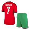 RONALDO #7 Portugal Home Jerseys Kit EURO 2024 - gogoalshop