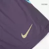 England Away Soccer Shorts Euro 2024 Purple - gogoalshop