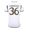 CAMPEONES #36 Real Madrid Home Soccer Jersey 2023/24 - gogoalshop