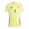 MORATA #7 Spain Away Soccer Jersey EURO 2024 - gogoalshop