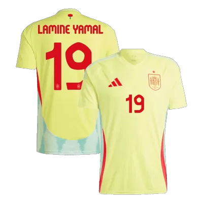 LAMINE YAMAL #19 Spain Away Soccer Jersey EURO 2024 - gogoalshop