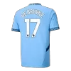 DE BRUYNE #17 Manchester City Home Soccer Jersey 2024/25 - gogoalshop