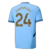 CHAMPIONS #24 Manchester City Home Soccer Jersey 2024/25 - gogoalshop