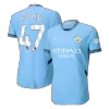 FODEN #47 Manchester City Home Authentic Soccer Jersey 2024/25 - gogoalshop