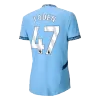 FODEN #47 Manchester City Home Authentic Soccer Jersey 2024/25 - gogoalshop