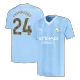 CHAMPIONS #24 Manchester City Home Soccer Jersey 2023/24 - gogoalshop