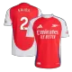 SALIBA #2 Arsenal Home Authentic Soccer Jersey 2024/25 - gogoalshop