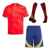 Spain Home Kids Soccer Jerseys Full Kit EURO 2024 - gogoalshop