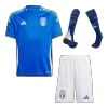 Italy Home Kids Soccer Jerseys Full Kit EURO 2024 - gogoalshop