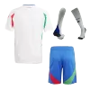 Italy Away Kids Soccer Jerseys Full Kit EURO 2024 - gogoalshop