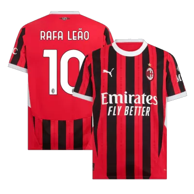 RAFA LEÃO #10 AC Milan Home Soccer Jersey 2024/25 - gogoalshop