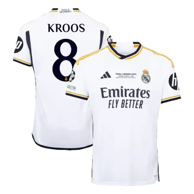 KROOS #8 Real Madrid Home Soccer Jersey 2023/24 - UCL FINAL - gogoalshop