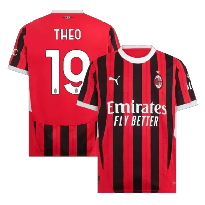 THEO #19 AC Milan Home Soccer Jersey 2024/25 - gogoalshop