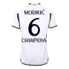 MODRIĆ #6 CHAMPIONS Real Madrid Home Authentic Soccer Jersey 2023/24 - gogoalshop