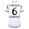 CARVAJAL #6 CHAMPIONS Real Madrid Home Soccer Jersey 2023/24 - gogoalshop