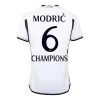 MODRIĆ #6 CHAMPIONS Real Madrid Home Soccer Jersey 2023/24 - gogoalshop