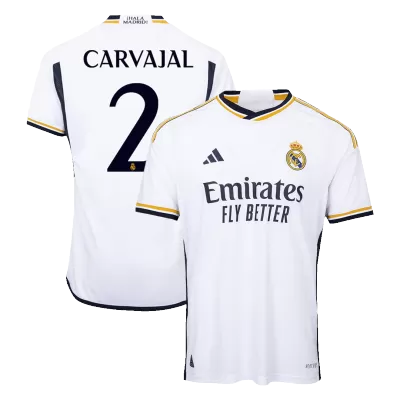 CARVAJAL #2 Real Madrid Home Authentic Soccer Jersey 2023/24 - gogoalshop