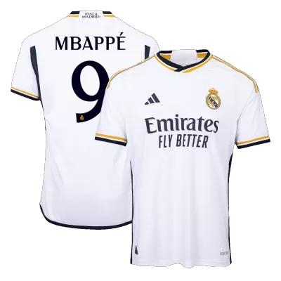 MBAPPÉ #9 Real Madrid Home Authentic Soccer Jersey 2023/24 - gogoalshop