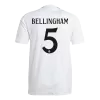 BELLINGHAM #5 Real Madrid Home Authentic Soccer Jersey 2024/25 - gogoalshop