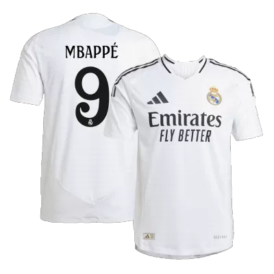 MBAPPÉ #9 Real Madrid Home Authentic Soccer Jersey 2024/25 - gogoalshop