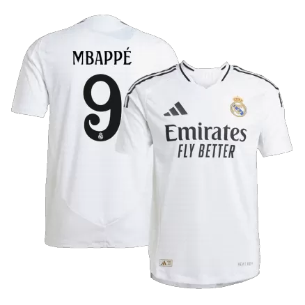 MBAPPÉ #9 Real Madrid Home Authentic Soccer Jersey 2024/25 - gogoalshop