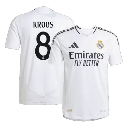 KROOS #8 Real Madrid Home Authentic Soccer Jersey 2024/25 - gogoalshop